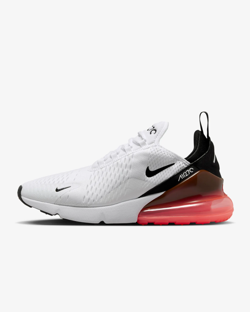 Nike Air Max 270 ‘White / Hot Punch’ .97 Free Shipping