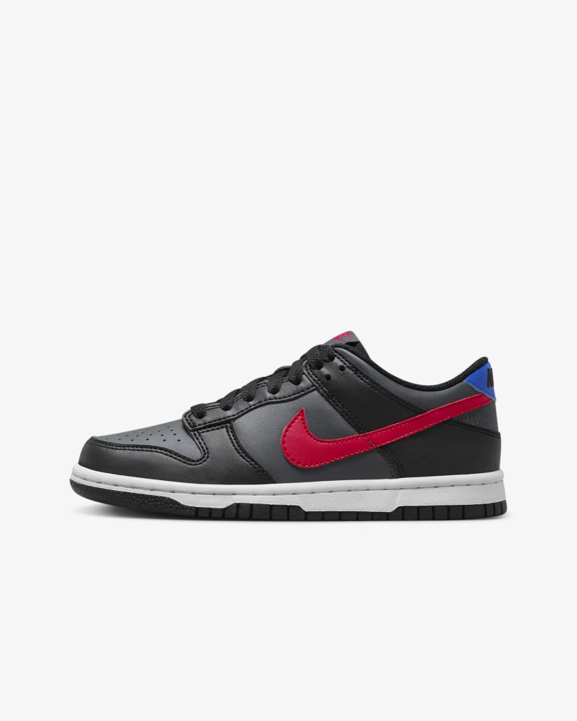 GS Nike Dunk Low ‘Black / Red / Blue’