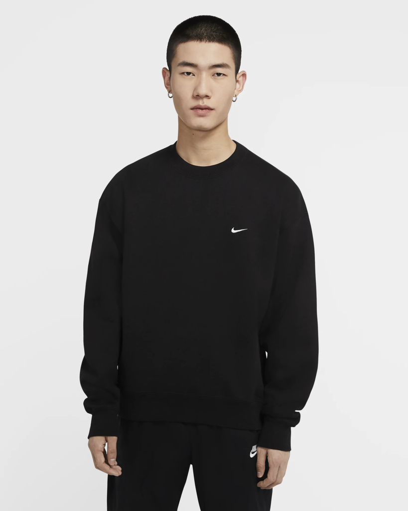 Nike Solo Swoosh Fleece Crew ‘Black’ .72