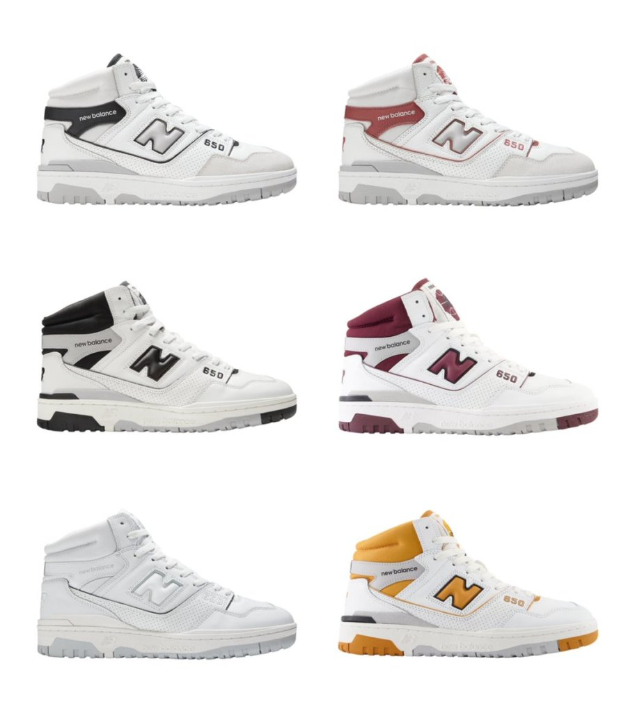 New Balance 650 (Multiple Colorways) .99 Free Shipping