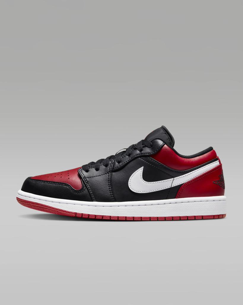 Air Jordan 1 Low ‘Black / Gym Red’ .72 Free Shipping