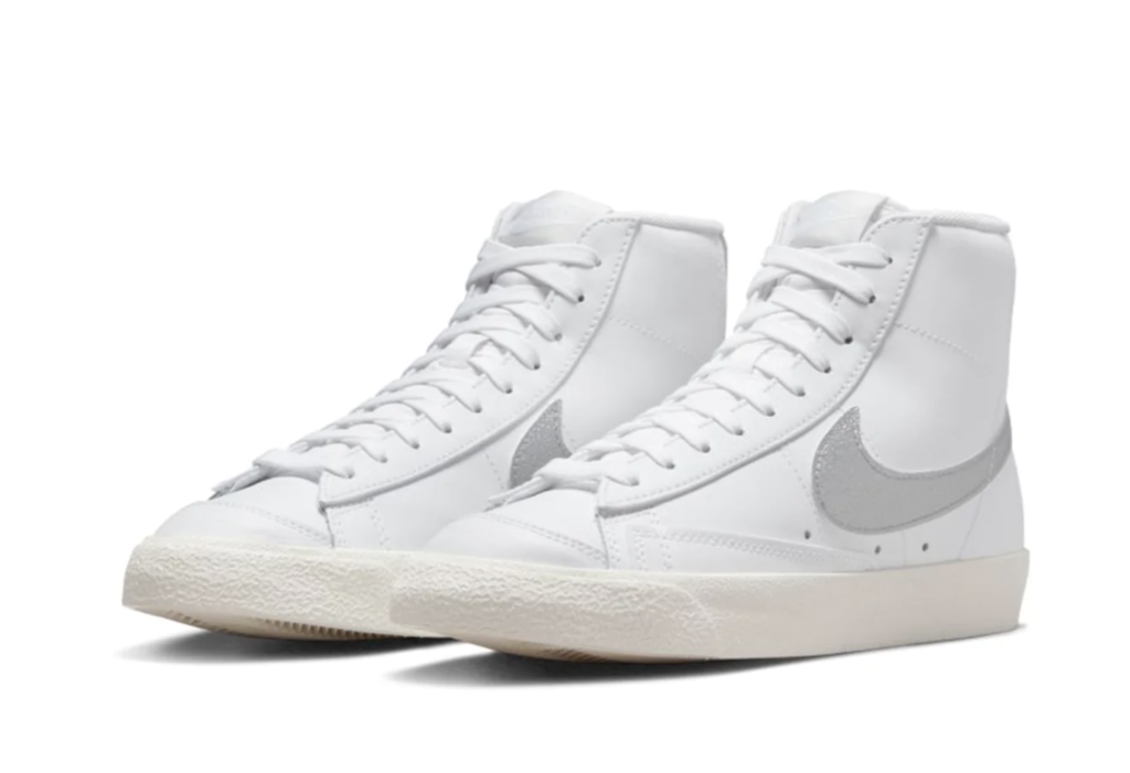 Women’s Nike Blazer Mid ’77 ‘White / Silver’ .99 Free Shipping