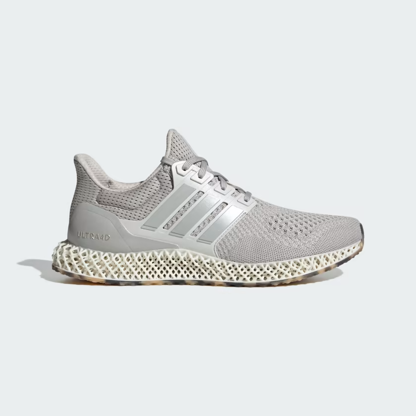 adidas Ultra 4D Runner ‘Grey Two / Metallic Gold’ 7.80 Free Shipping