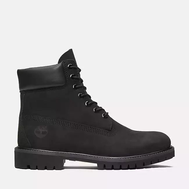Timberland 6 Inch Premium Boot ‘Nubuck Black’ 6.00 Free Shipping