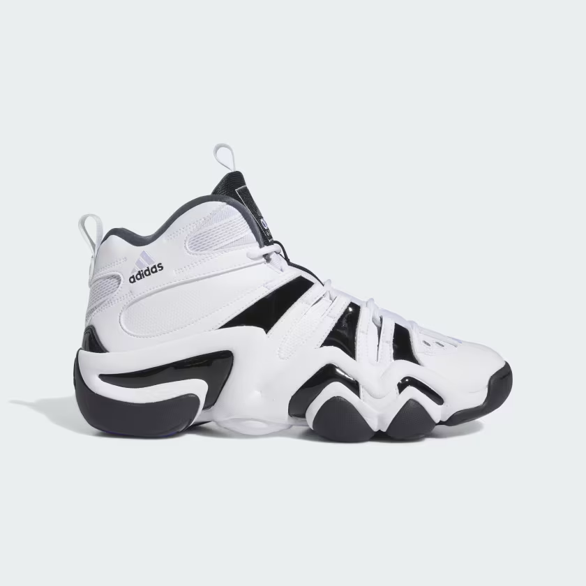 adidas Crazy 8 ‘White / Black / Purple’ .50 Free Shipping