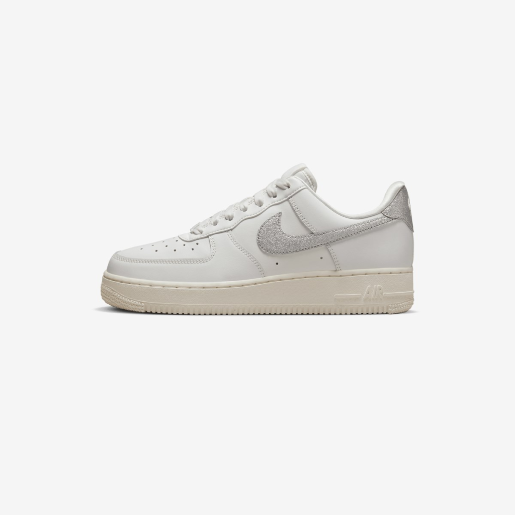 Women’s Nike Air Force 1 ‘Sail / Silver’ .99 Free Shipping