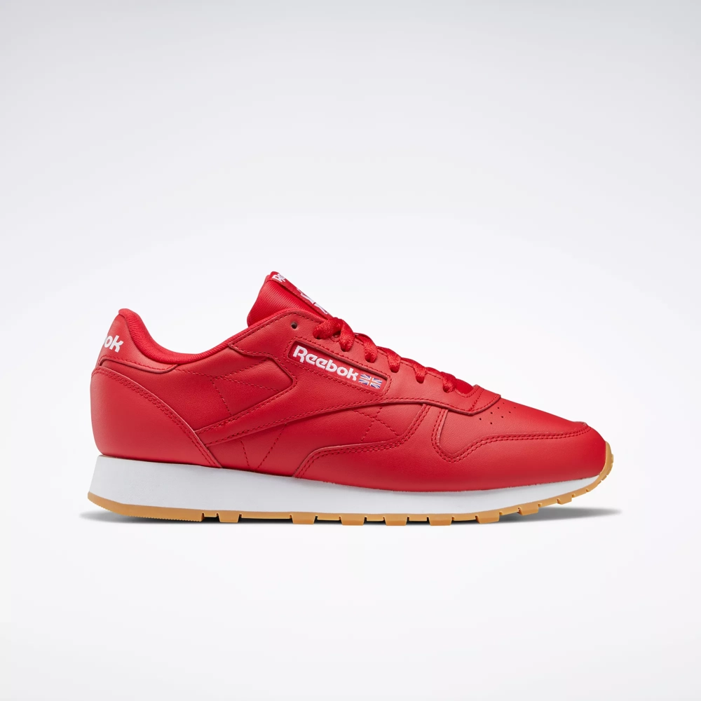 Reebok Classic Leather ‘Red / Gum’ .00 Free Shipping