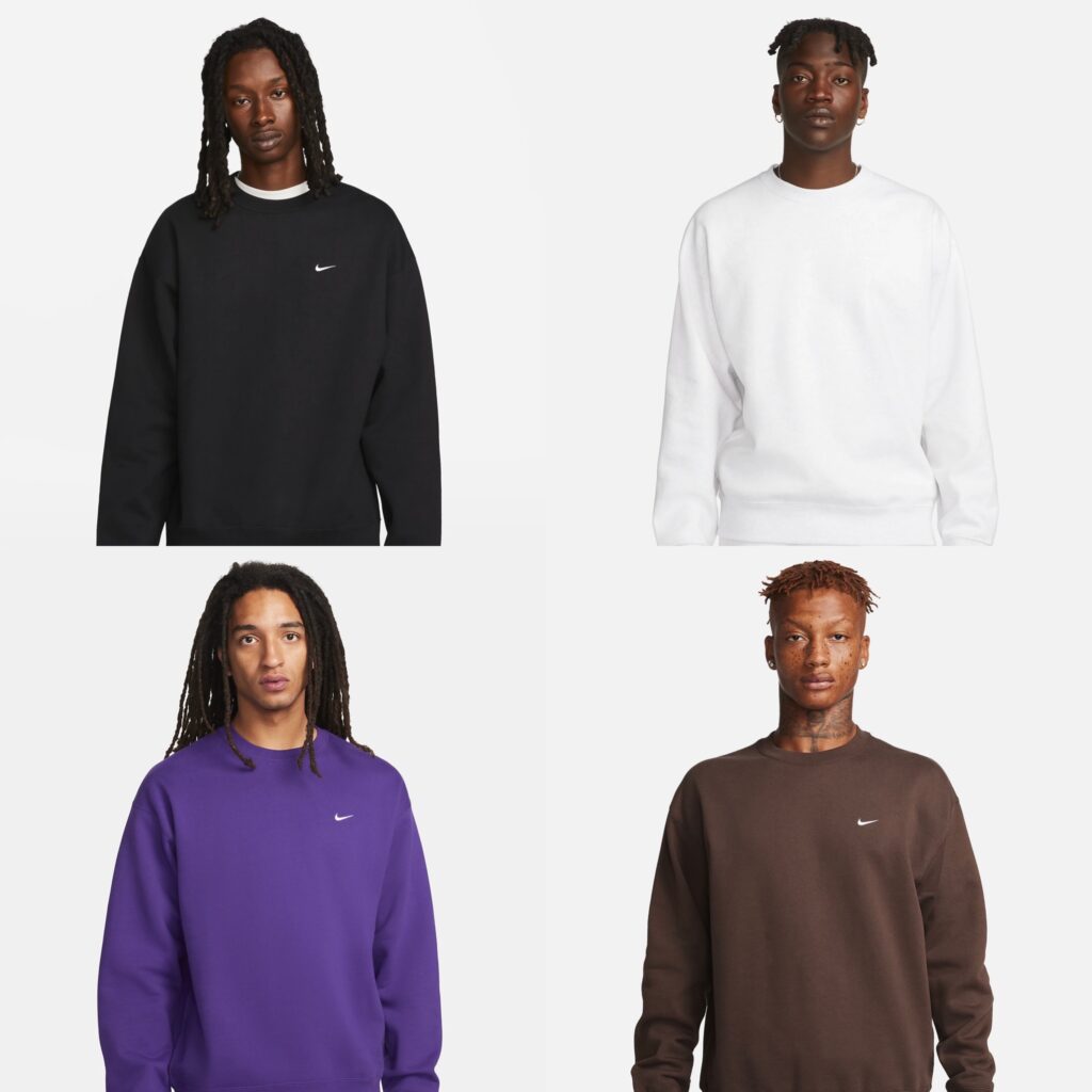 Nike Solo Swoosh Fleece Crew .97 Free Shipping