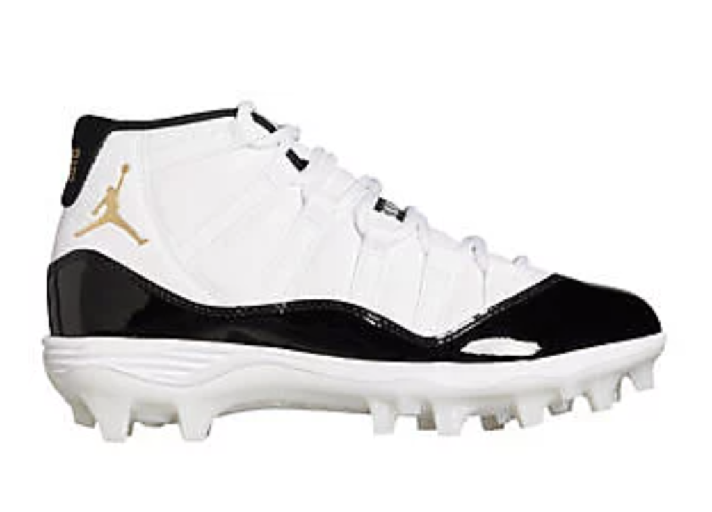 Jordan 11 Retro Mid TD Football Cleats ‘Concord’