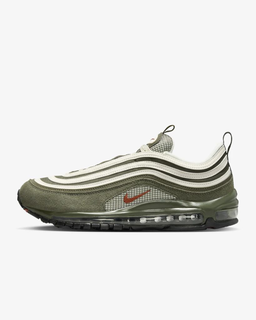 Nike Air Max 97 SE ‘Cargo Khaki / Rugged Orange’ 5.58 Free Shipping