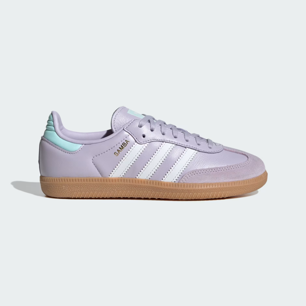 GS adidas Samba OG ‘Silver Dawn / Purple’
