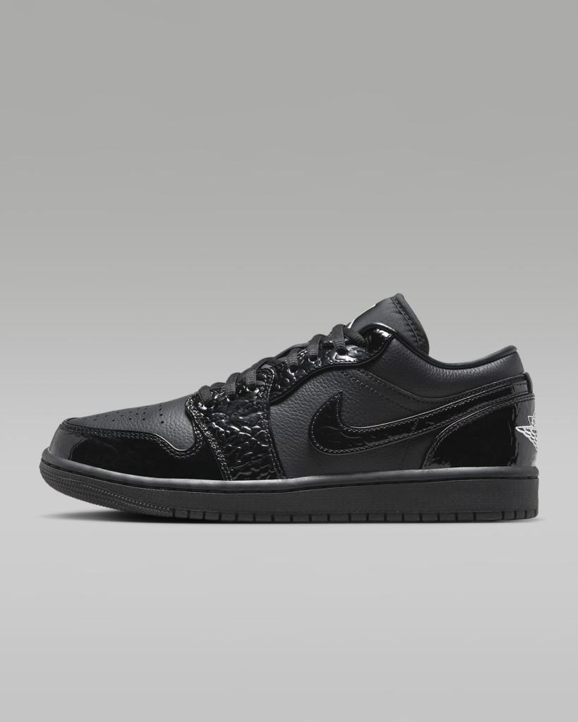 Air Jordan 1 Low SE Patent ‘Black’