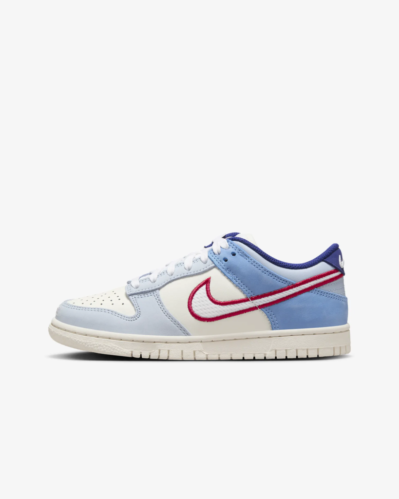 GS Nike Dunk Low ‘Armory Blue / Red’ .97 Free Shipping