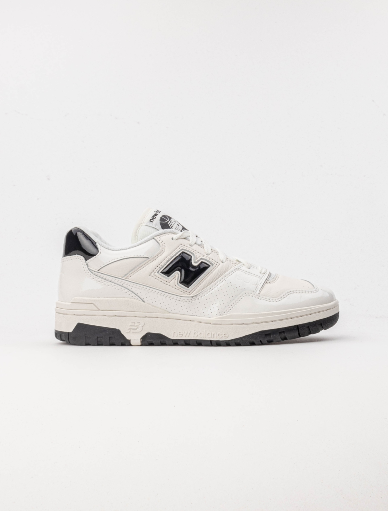 New Balance 550 Patent ‘Sea Salt / Black’ .98