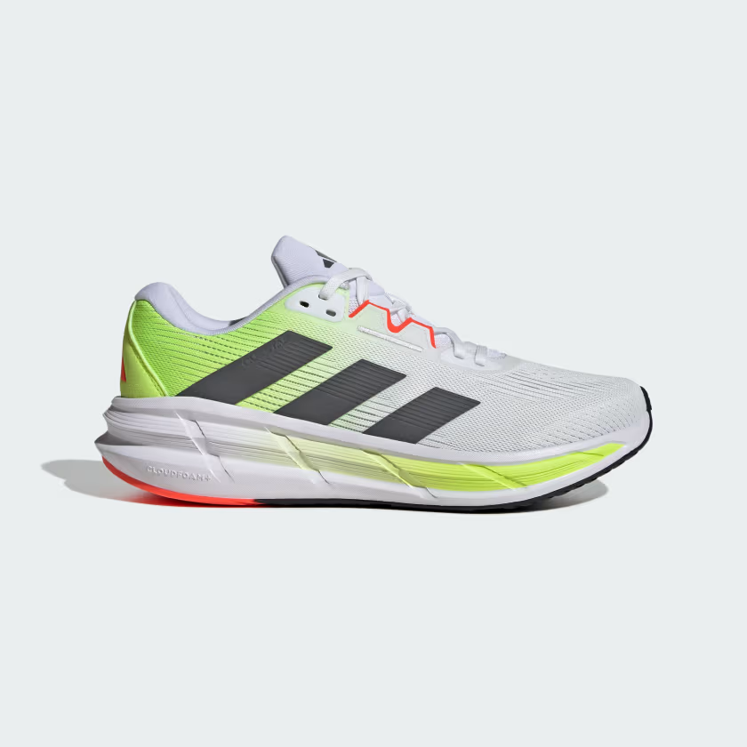 adidas Questar 3 ‘Cloud White / Lucid Lemon’ .00 Free Shipping
