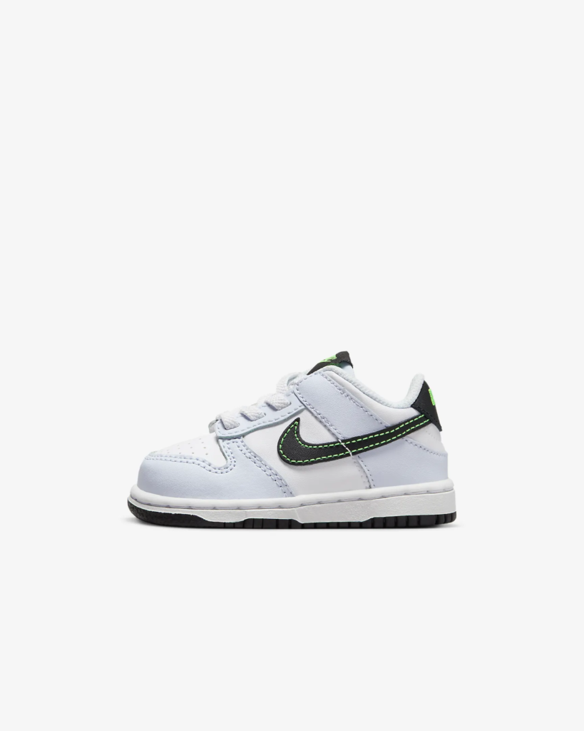 Toddler Nike Dunk Low ‘White / Green Strike’ .22