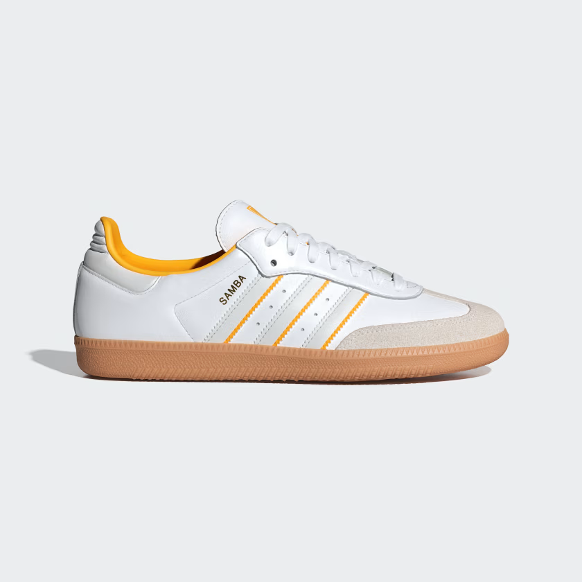 adidas Samba OG ‘Cloud White / Crew Yellow’ .99 Free Shipping
