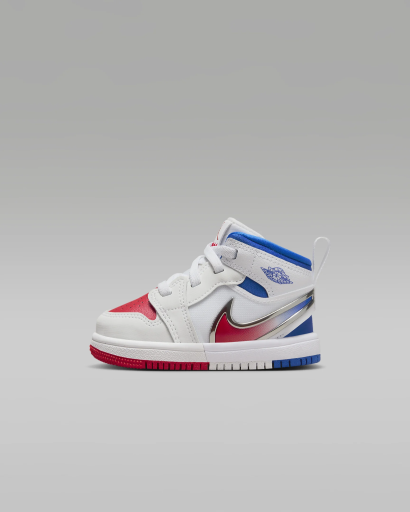 Toddler Jordan 1 Mid RM EasyOn ‘Olympic’