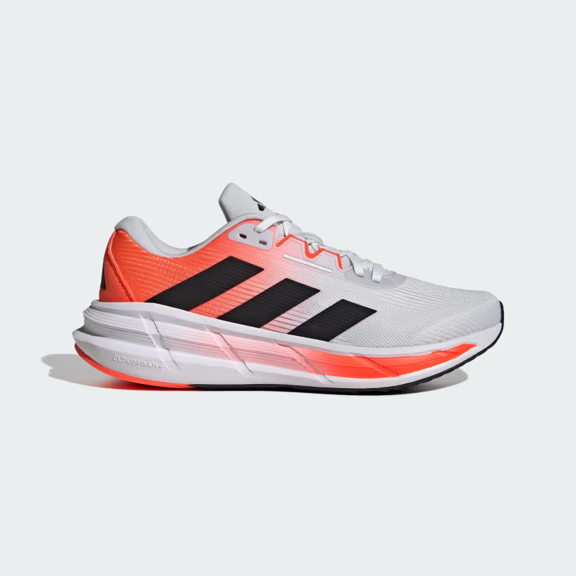 adidas Questar 3 ‘Dash Grey / Solar Red’ .60 Free Shipping