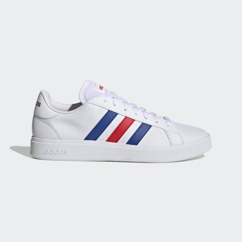 adidas Grand Court TD ‘Cloud White / Blue / Red’ .95 Free Shipping