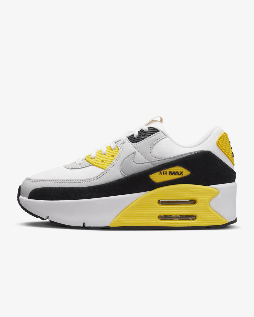 Women’s Nike Air Max 90 LV8 ‘Opti Yellow’ .72 Free Shipping