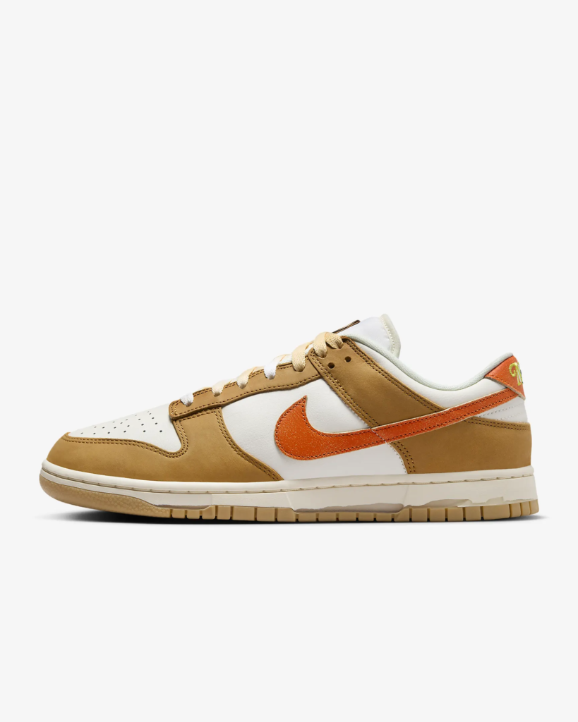 Nike Dunk Low Retro ‘Wheat / Safety Orange’ .97 Free Shipping