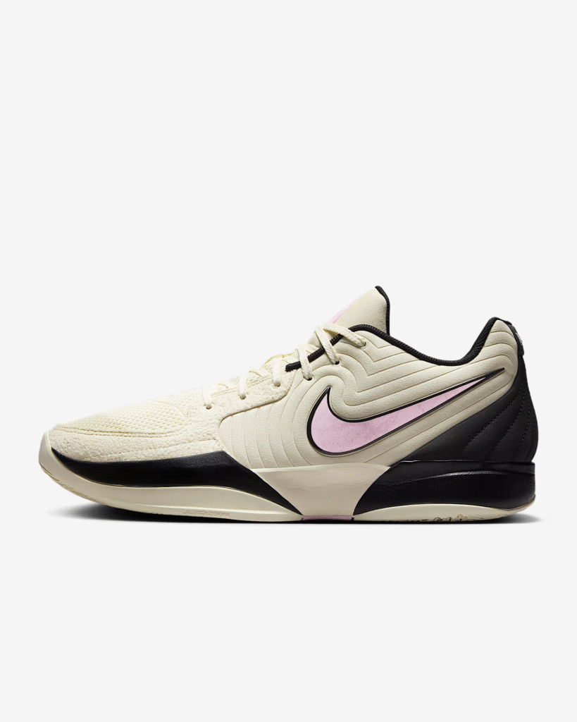 Nike Ja 2 ‘Coconut Milk / Black / Pink Foam’ .16 Free Shipping