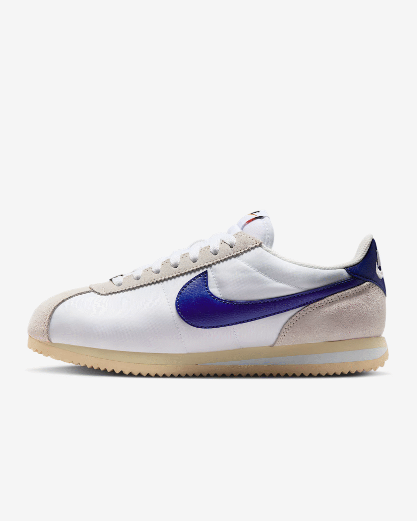 Women’s Nike Cortez Textile ‘Alabaster / Deep Night’ .57 Free Shipping