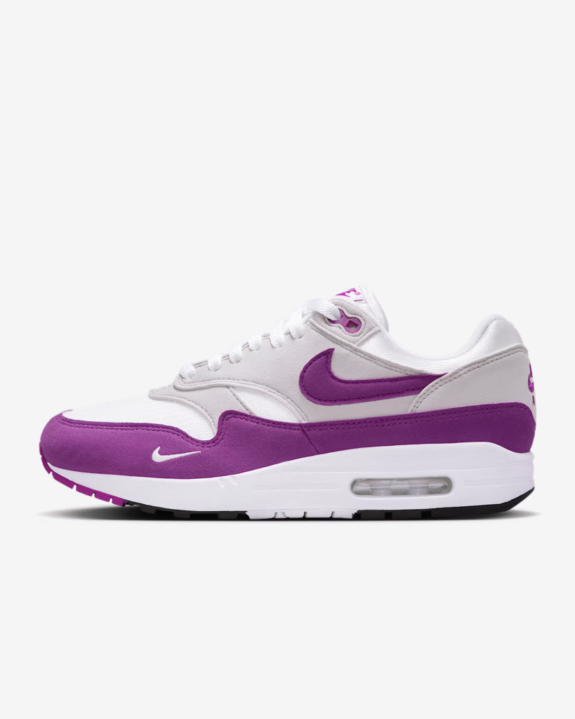 Nike Air Max 1 ’87 Textile ‘Bold Berry / Neutral Grey’ .97 Free Shipping