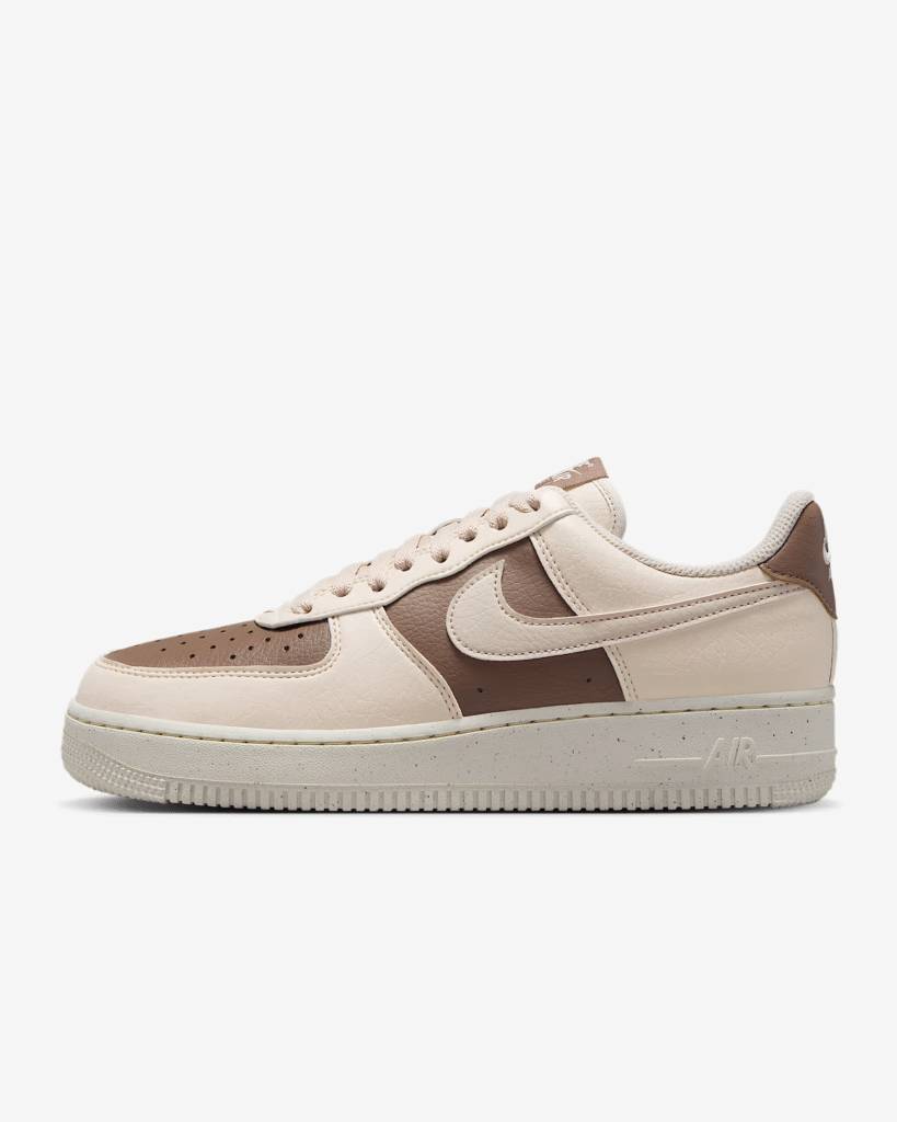 Women’s Nike Air Force 1 ’07 ‘Mink Brown / Light Orewood’ .37 Free Shipping