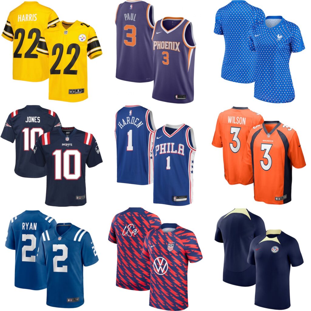 Up to 70% off Nike Jerseys NFL / NBA / MLS + More .99 Free Shipping