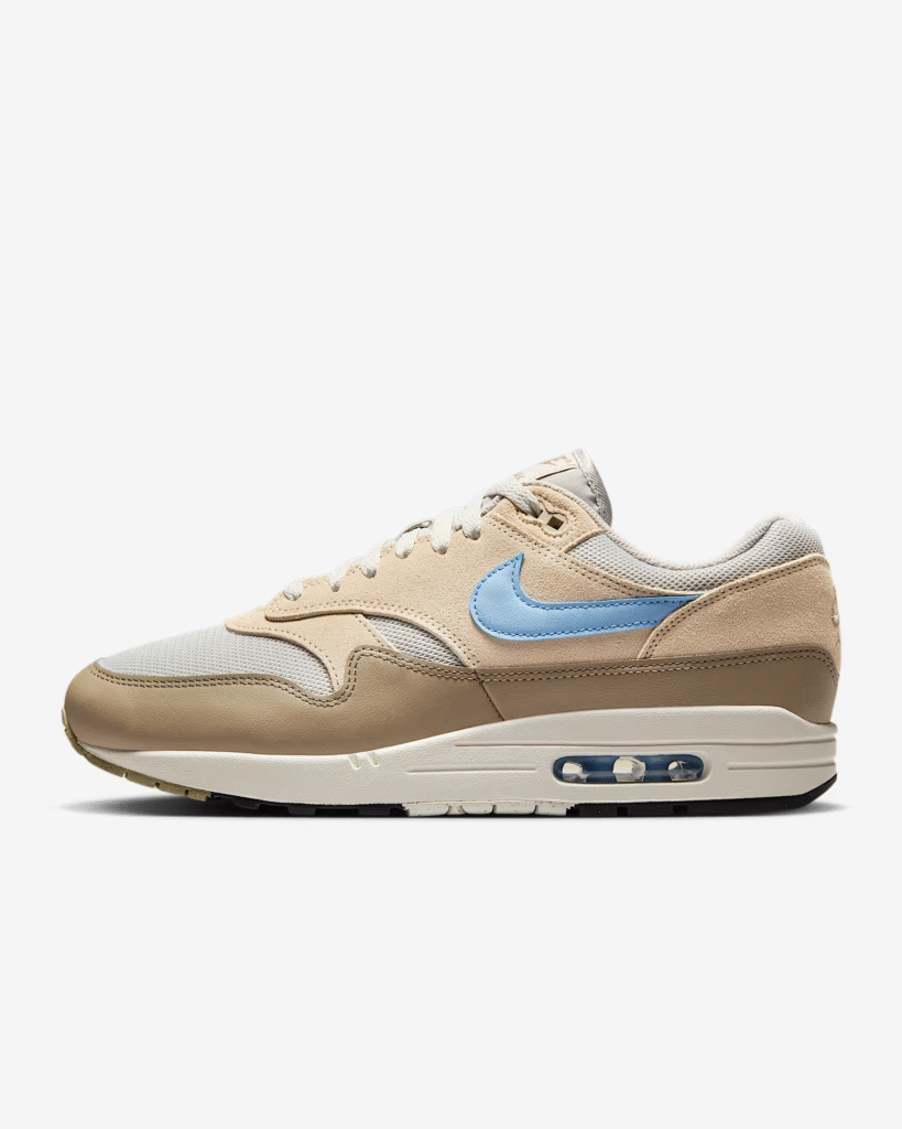 Nike Air Max 1 Essential ‘Sanddrift / Psychic Blue’ .97 Free Shipping