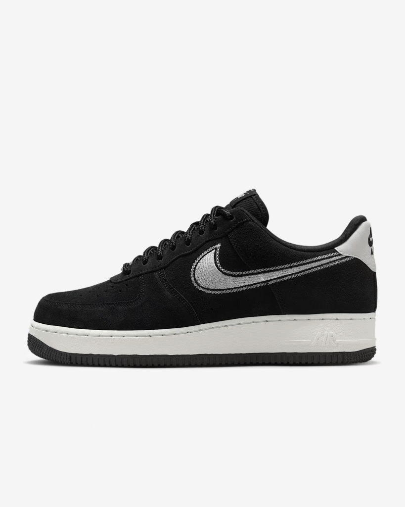 Nike Air Force 1 ’07 LV8 ‘Black / Sail’ .77 Free Shipping