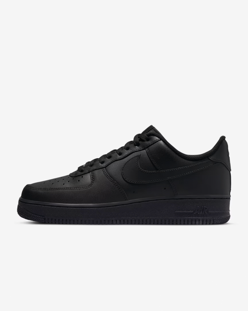 Nike Air Force 1 ’07 ‘Black’ .00 Free Shipping