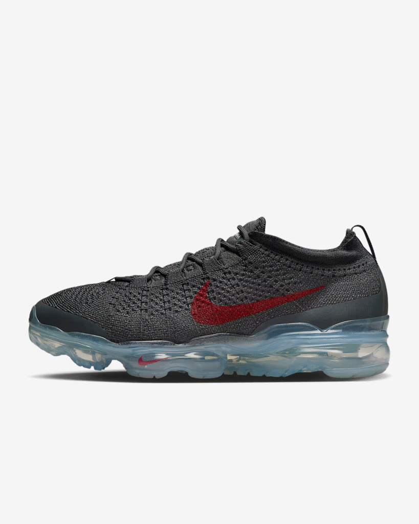 Nike Air VaporMax 2023 Flyknit ‘Wolf Grey / Gym Red’ 9.97 Free Shipping