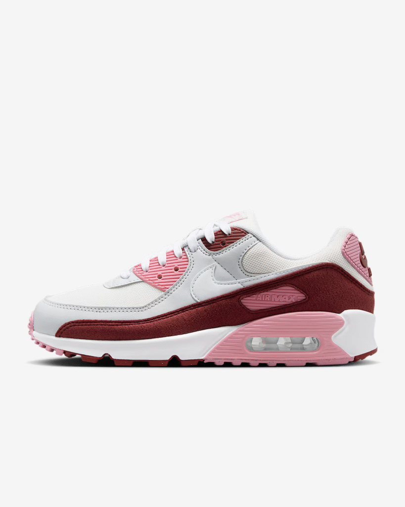 Nike Air Max 90 SE ‘Dark Team Red / Platinum Tint’ .97 Free Shipping