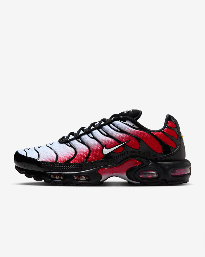 Nike Air Max Plus ‘Pure Platinum / University Red’ 1.97 Free Shipping