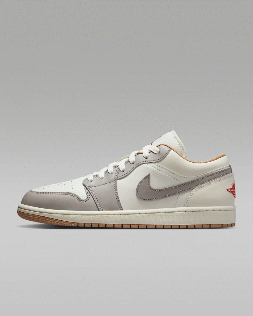 Air Jordan 1 Low ‘Sail / Hemp / Gum’ .00 Free Shipping