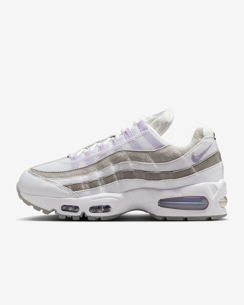 Women’s Nike Air Max 95 ‘White / Hydrangeas’ 3.97 Free Shipping