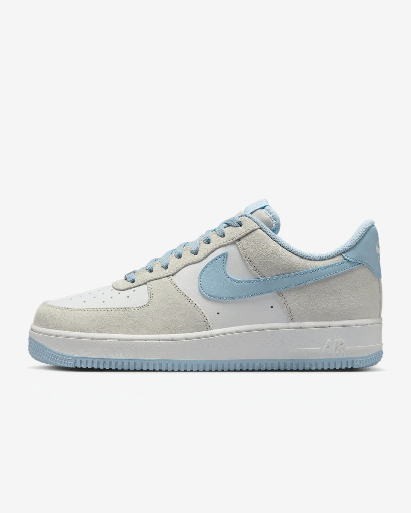 Nike Air Force 1 ’07 LV8 ‘Light Bone / Light Armory Blue’ .78 Free Shipping