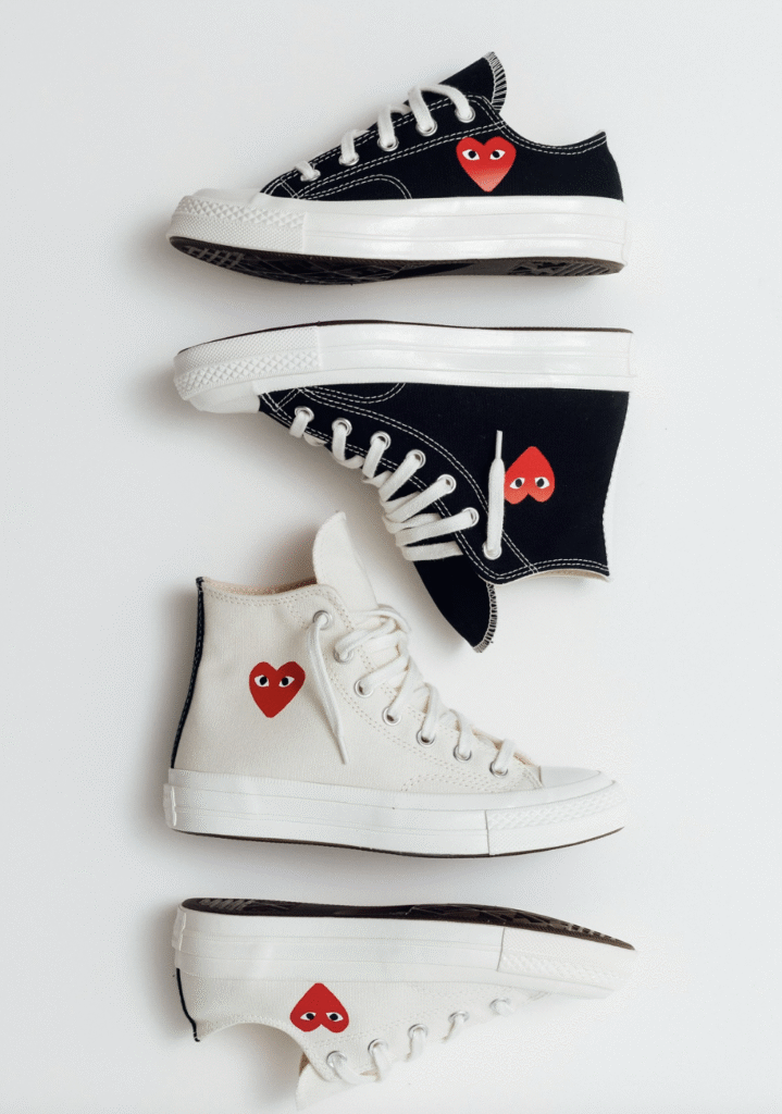 55% Off Comme des Garçon x Converse Chuck 70 ‘Single Heart’ Collection