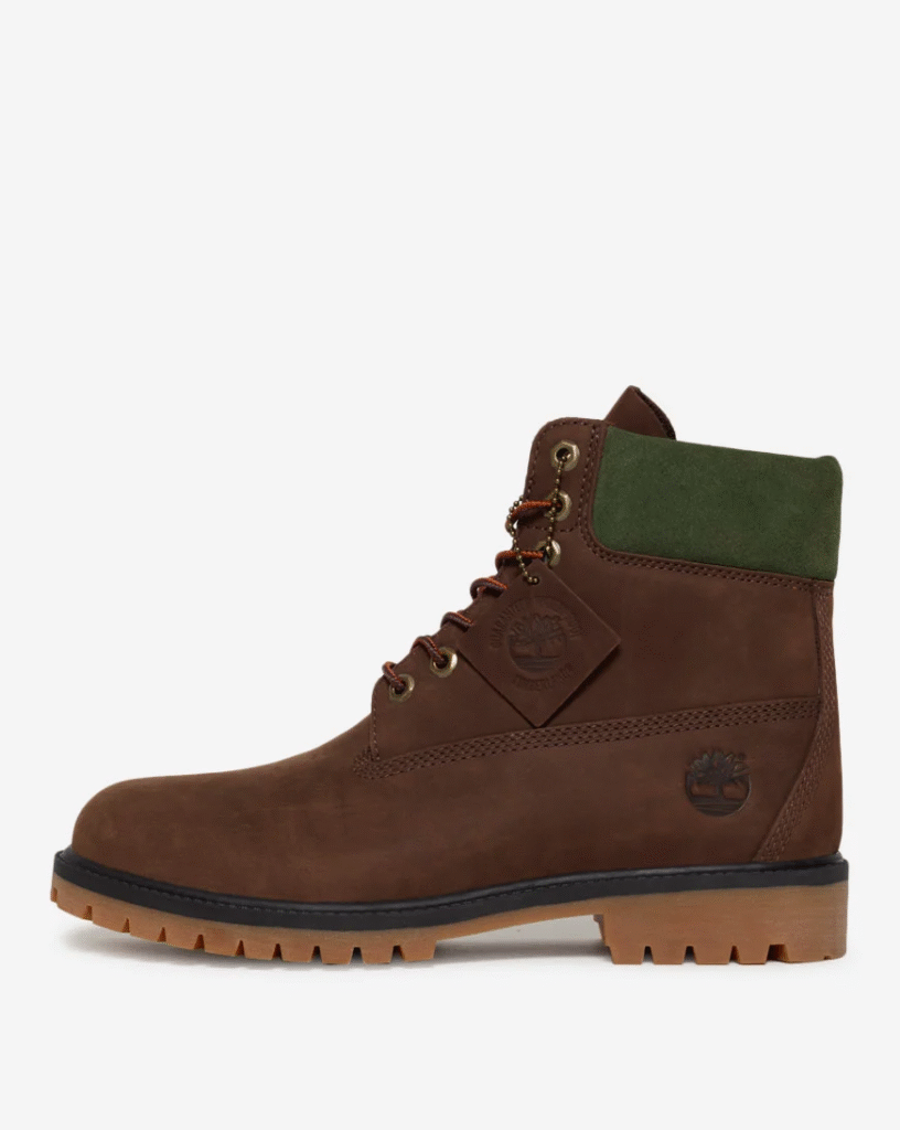 Timberland 6 Inch Premium Boots ‘Brown / Green’ .98 Free Shipping