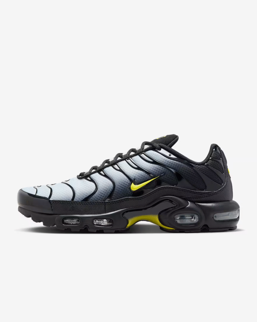 Nike Air Max Plus ‘Black / Opti Yellow’ 8.97 Free Shipping