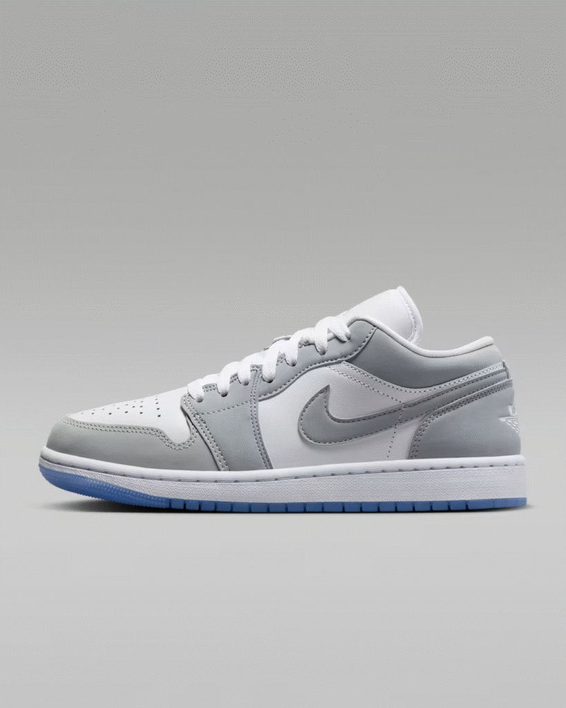 Women’s Air Jordan 1 Low ‘Aluminum / Wolf Grey’ .00 Free Shipping