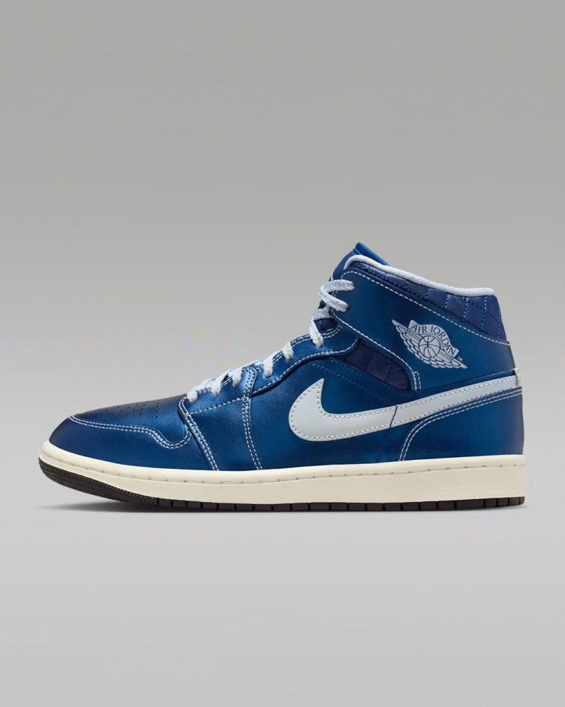 Air Jordan 1 Mid ‘Metallic Blue’