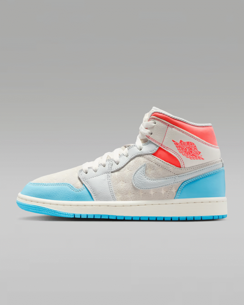 Air Jordan 1 Mid ‘Sail / Hot Lava’