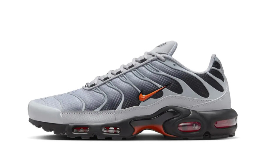 Nike Air Max Plus ‘Wolf Grey / Picante Red’ .99 Free Shipping