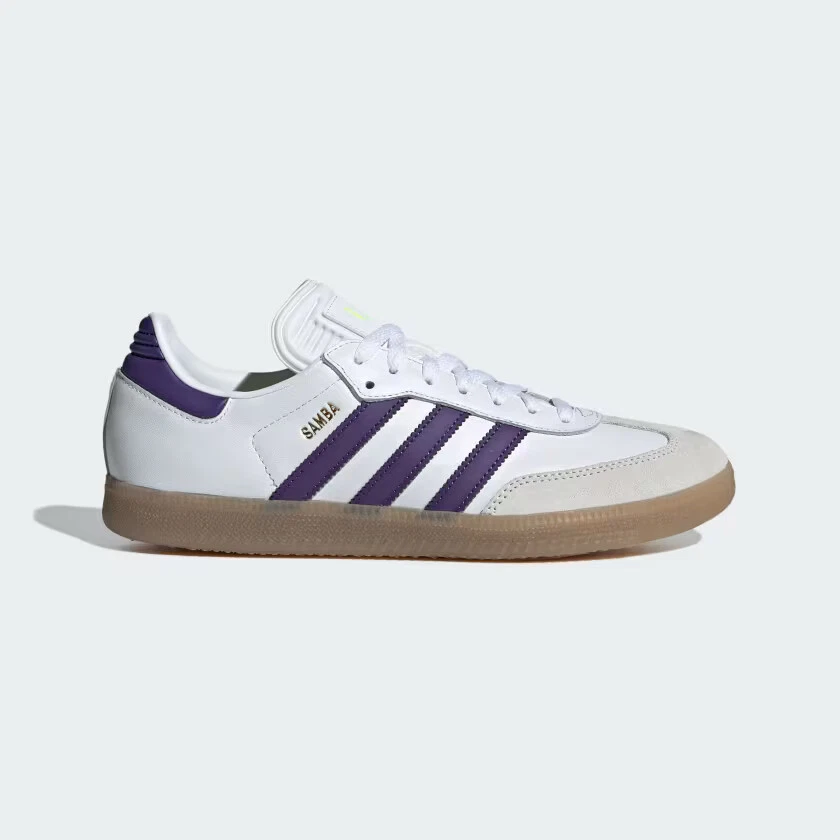 adidas Samba OG ‘Core White / Unity Purple’ $39.99 Free Shipping