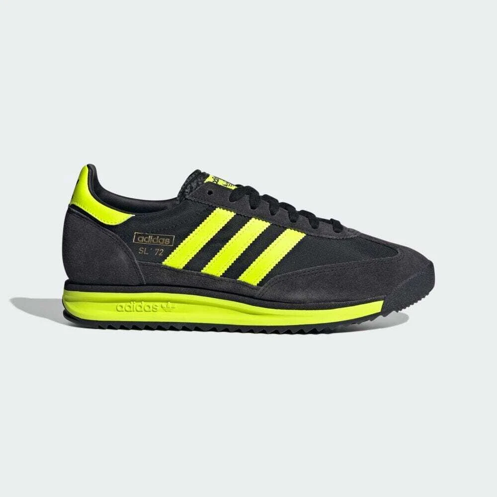 adidas Originals SL 72 RS ‘Core Black / Solar Yellow’ .99 Free Shipping