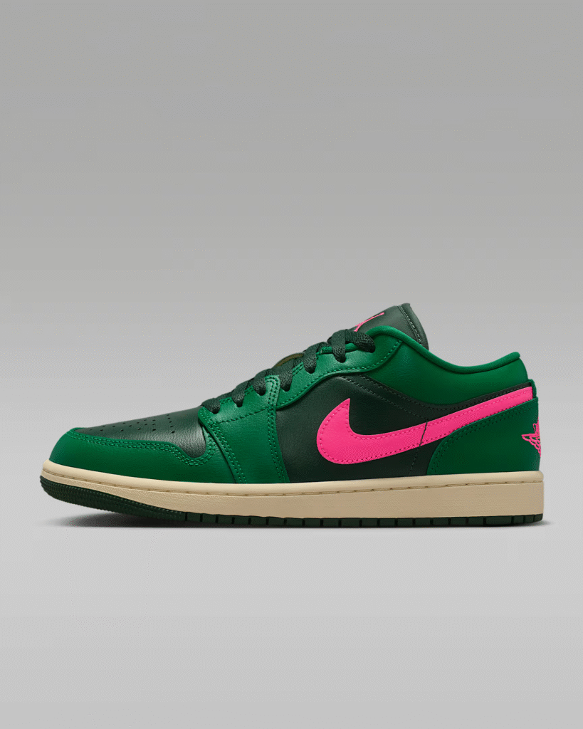Women’s Air Jordan 1 Low ‘Malachite / Pink Blast’